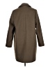 Halston Brown Wool Coat Size L - photo 2