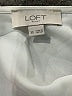 Ann Taylor LOFT Outlet 100% Polyester Ivory Long Sleeve Blouse Size XS - photo 3