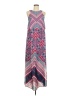 Sangria 100% Polyester Print Pink Casual Dress Size 6 - photo 1