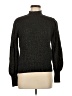 BCBGMAXAZRIA Metallic Black Turtleneck Sweater Size M - photo 1