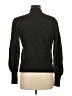 BCBGMAXAZRIA Metallic Black Turtleneck Sweater Size M - photo 2