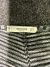 Mango Stripes Gray Casual Dress Size 4 - photo 7