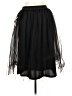 Haute Monde 100% Polyester Solid Black Casual Skirt Size L - photo 2