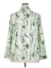 Worthington Print Green Long Sleeve Blouse Size XXL - photo 2