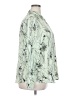 Worthington Print Green Long Sleeve Blouse Size XXL - photo 4