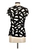 Worthington Black Short Sleeve Blouse Size M (petite) - photo 2