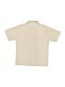 Zara Graphic Ivory Short Sleeve Button-Down Shirt Size 6 - 7 - photo 2
