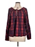 Gap 100% Cotton Red Long Sleeve Blouse Size L - photo 1