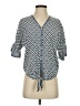 Max Studio Blue 3/4 Sleeve Blouse Size S - photo 1