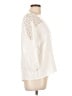 Ethyl 100% Rayon Ivory 3/4 Sleeve Blouse Size L - photo 4