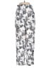 Free People 100% Polyester Print Silver Casual Pants Size 4 - photo 1
