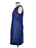 Samuel Dong Solid Blue Cocktail Dress Size L - photo 5