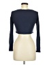 Shein Blue Long Sleeve Top Size 6 - photo 2