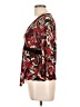 AGB Red 3/4 Sleeve Blouse Size L - photo 5