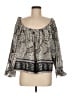 Cleobella Gray 3/4 Sleeve Blouse Size M - photo 1