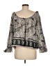 Cleobella Gray 3/4 Sleeve Blouse Size M - photo 2