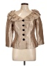 Adrianna Papell Metallic Gold Jacket Size 10 - photo 1