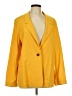 Soft Surroundings 100% Cotton Yellow Blazer Size L - photo 1