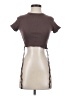 Sky and Sparrow Brown Short Sleeve Turtleneck Size S - photo 1