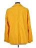 Soft Surroundings 100% Cotton Yellow Blazer Size L - photo 2