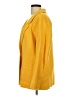Soft Surroundings 100% Cotton Yellow Blazer Size L - photo 5