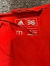 Adidas 100% Polyester Red Track Jacket Size M - photo 6