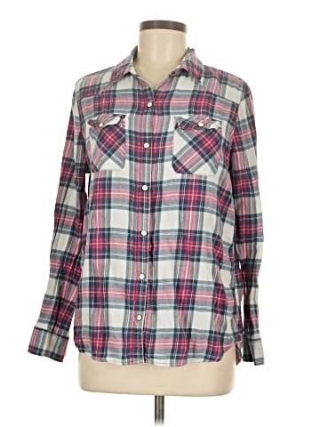 Forever 21 Long Sleeve Button-Down Shirt (view 1)