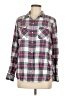 Forever 21 Plaid Pink Long Sleeve Button-Down Shirt Size L - photo 1