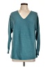 Ella Moss Solid Teal Pullover Sweater Size L - photo 1