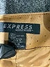 Express 100% Leather Brown Leather Skirt Size 3 - 4 - photo 4