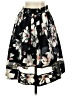 Unbranded Floral Black Formal Skirt Size S (estimated) - photo 2