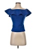 Ted Baker London Blue Short Sleeve Top Size 2 (0) - photo 1