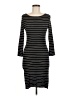 BCBGMAXAZRIA Stripes Black Casual Dress Size M - photo 1