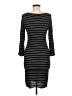 BCBGMAXAZRIA Stripes Black Casual Dress Size M - photo 2