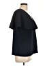 Trina Turk 100% Polyester Solid Black Short Sleeve Blouse Size L - photo 4