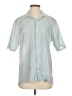 Assorted Brands Houndstooth Blue Short Sleeve Button-Down Shirt Size S - photo 1