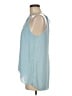 Charming Charlie 100% Polyester Blue Sleeveless Blouse Size M - photo 5