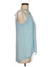 Charming Charlie 100% Polyester Blue Sleeveless Blouse Size M - photo 4