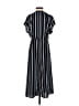 Leith 100% Polyester Stripes Black Casual Dress Size XXS - photo 2