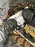 Rose + Olive 100% Polyester Paisley Gray 3/4 Sleeve Blouse Size 2X - photo 7