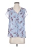 Joie Blue Short Sleeve Blouse Size S - photo 1