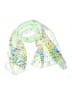 Unbranded Floral Green Scarf One size - photo 1