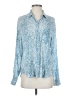 Rails 100% Rayon Blue Long Sleeve Polo Size S - photo 1