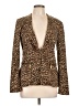 Dana Buchman Animal Print Brown Blazer Size 10 - photo 1