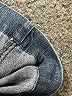 Intro Chevron-herringbone Blue Denim Shorts Size 8 - photo 4