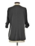 Lands' End 100% Polyester Gray 3/4 Sleeve Blouse Size 4 - photo 2