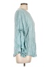 Spense 100% Viscose Teal Long Sleeve Blouse Size L - photo 4