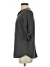 Lands' End 100% Polyester Gray 3/4 Sleeve Blouse Size 4 - photo 5