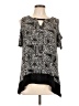 Rafaella Black Short Sleeve Blouse Size L - photo 1