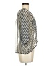 Audrey Ann 100% Polyester Silver 3/4 Sleeve Blouse Size M - photo 4